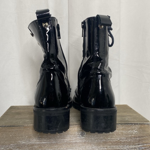 Kurt Geiger Side Zip Combat Boot - Picture 3 of 8